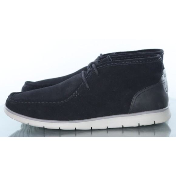 UGG Hendrickson $150 Men\'s Moc Toe Chukka Boots Size 13 Suede Black 1013862 EUC main image 8